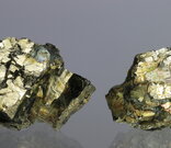 Pyrit - Pohled, rozměry většího vzorku: 4 x 3 cm. © Foto T. Kadlec