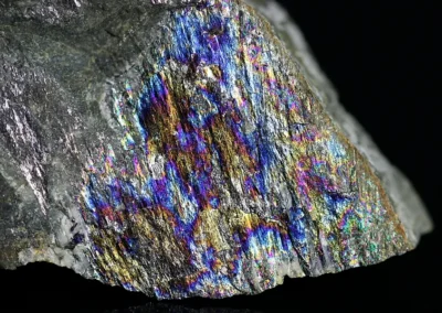 Berthierit, antimonit - Vlastějovice, FOV 6x4 cm. © Foto T. Kadlec