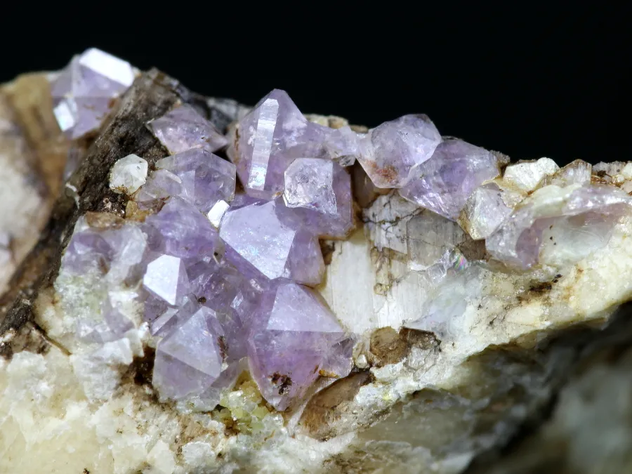 Fluorapatit - Přibyslavice, FOV 21 mm. © Foto T. Kadlec Fluorapatit - Přibyslavice, FOV 21 mm. © Foto T. Kadlec